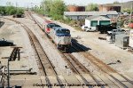 Sequence shot #1--Amtrak 517 leads Hiawatha